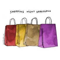 shopping night bcn miredondemire